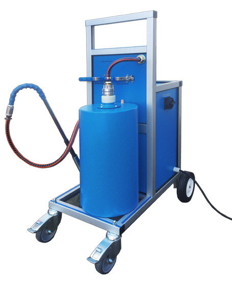 Máquina de trasvase de agua-espuma SUM-20-MP-DL - EMVAK – FRITZ EMDE, S.L. Fabricación · Máquinas · Sistemas de vacío
